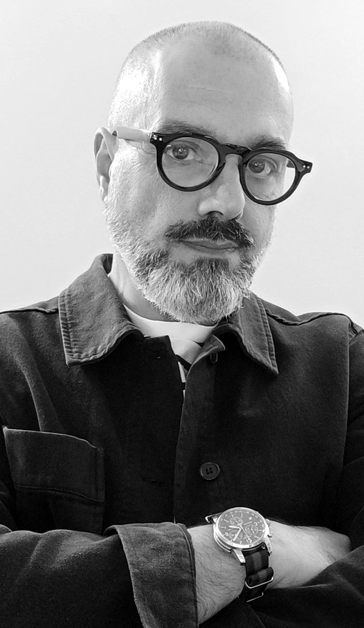 Fabrizio Lucattini, ritratto in bianco e nero